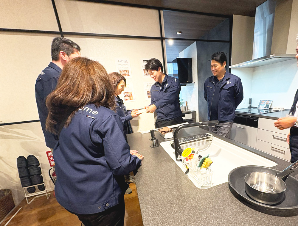 ショールームにて勉強会